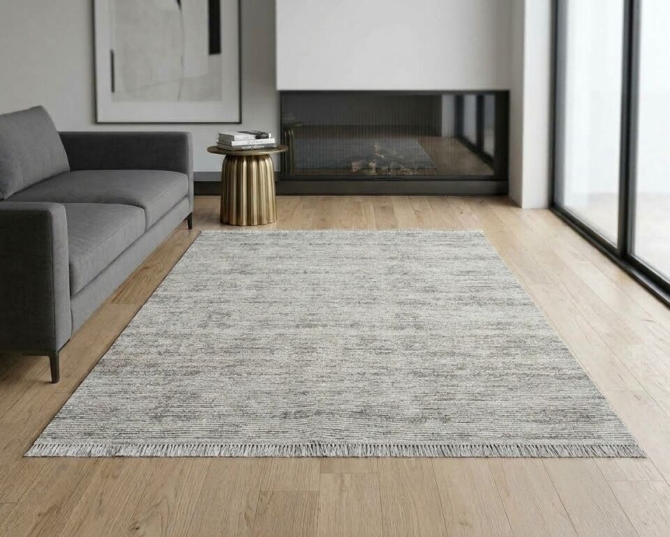 Decoser Diamond Plus 9076 Gri Modern Salon ve Yaşam Alanı Halısı