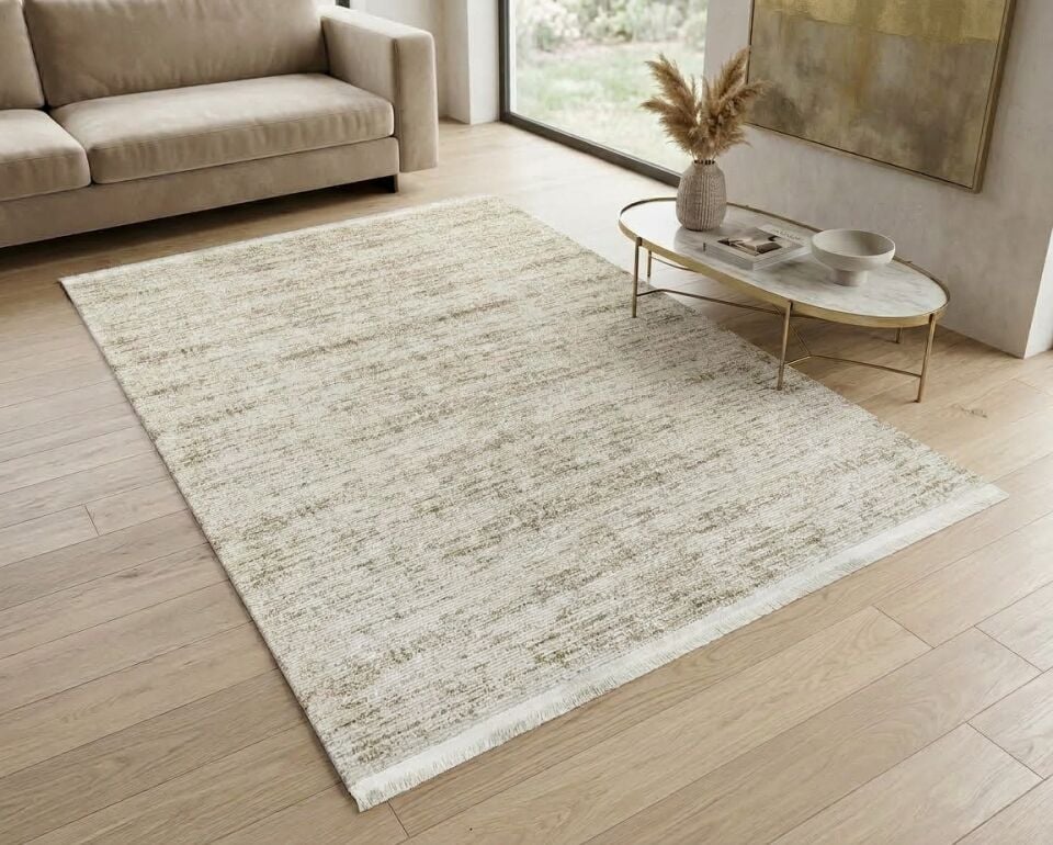 Decoser Diamond Plus 9077 Bej Modern Salon ve Yaşam Alanı Halısı