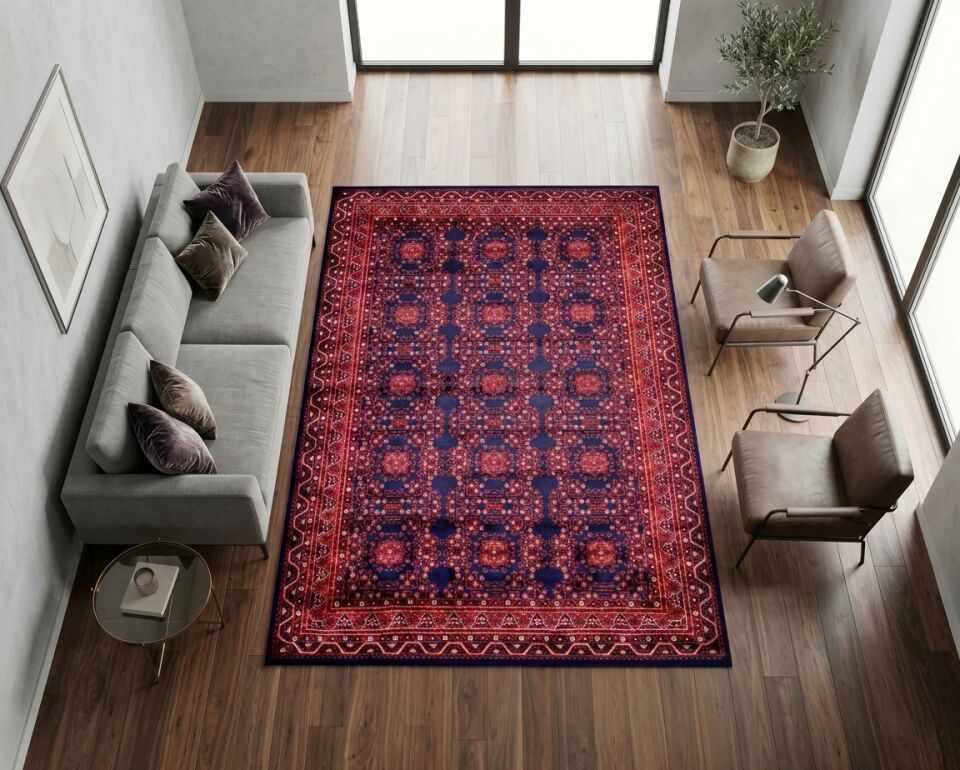 Decoser Afgan 834 Otantik Dokuma Salon Halısı