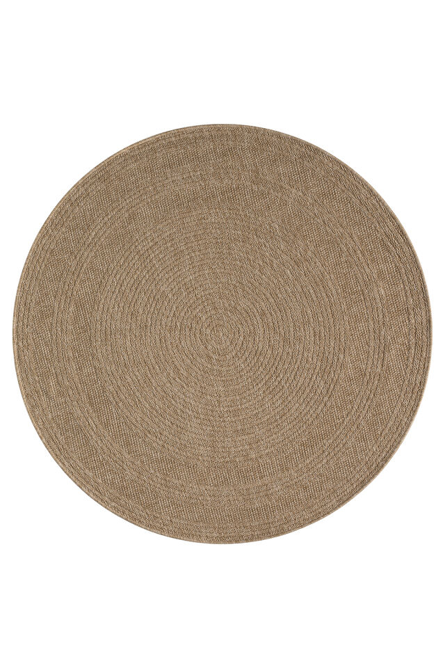 Seyran Halı India 668 Bej Yuvarlak Halı | Muse Carpet