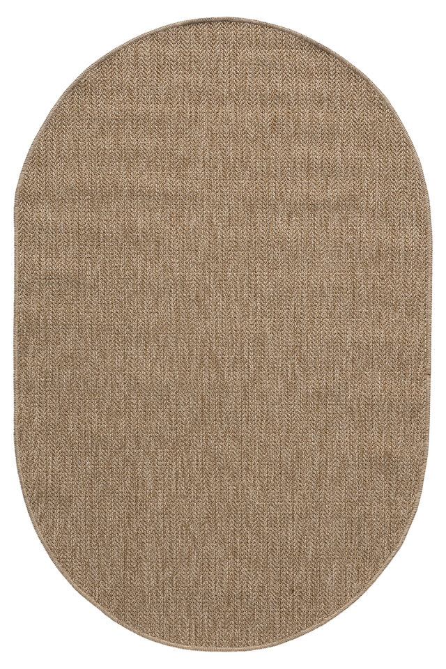 Seyran Halı India 670 Bej Fitilli Oval Halı | Muse Carpet