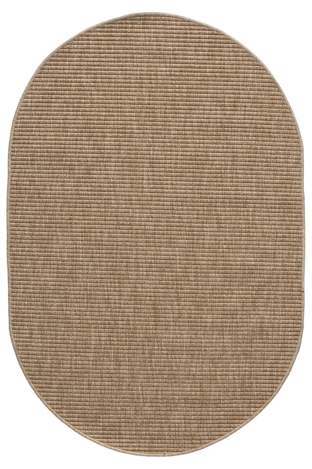 Seyran Halı India 672 Bej Sepet Örgü Oval Halı | Muse Carpet