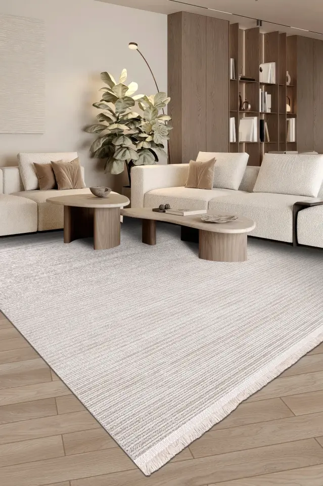 Arsina 15961K Krem Bej Salon Halısı | Muse Carpet