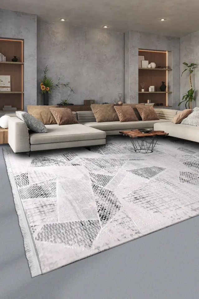 Eyna EL02K Geometrik Salon Halısı | Muse Carpet