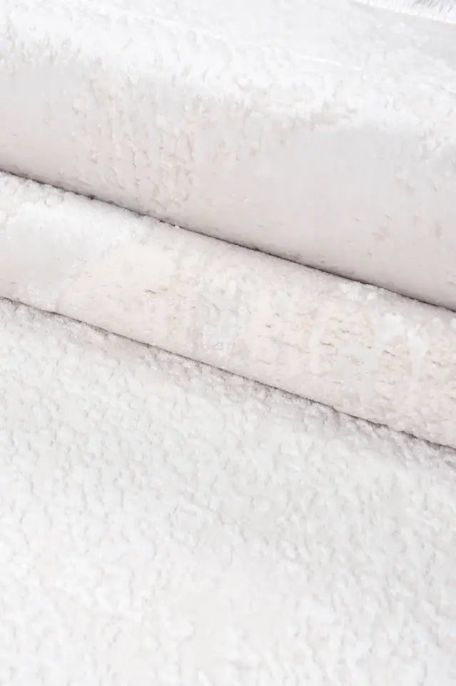 Eyna EL04K Modern Düz Dokulu Salon Halısı – Mermer Efektli Açık Gri & Kemik Saçaklı Halı | Muse Carpet