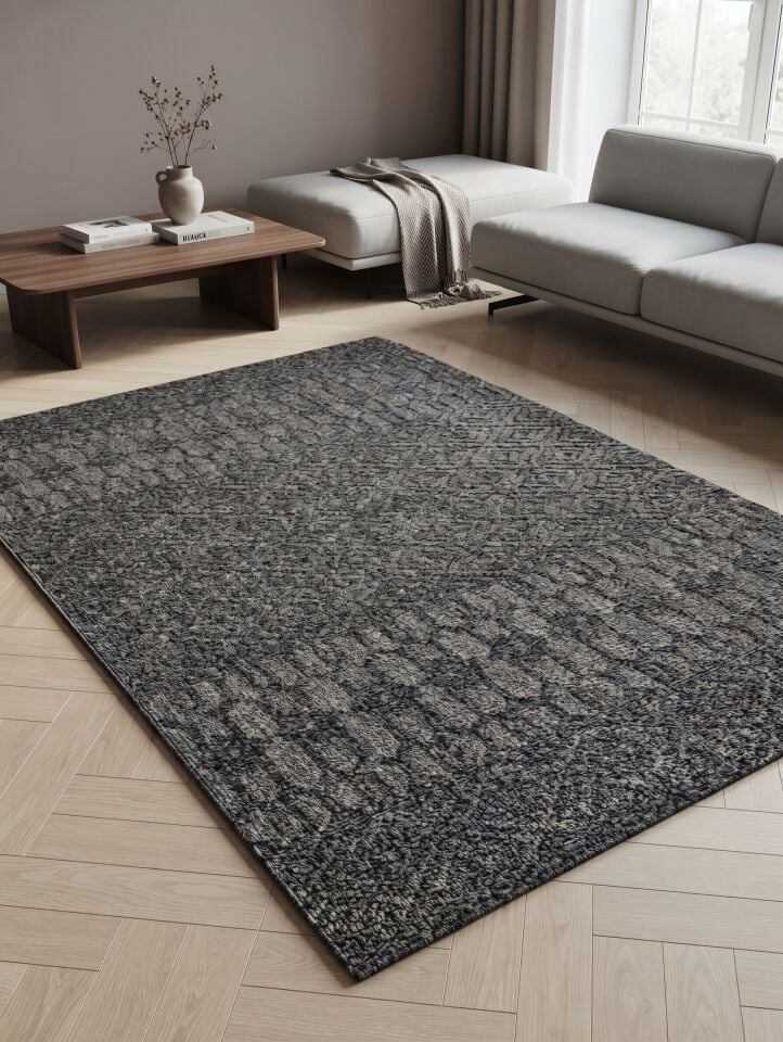 Muse Carpet Antrasit Modern Dokuma Halı – Seri Sonu Özel Fırsat