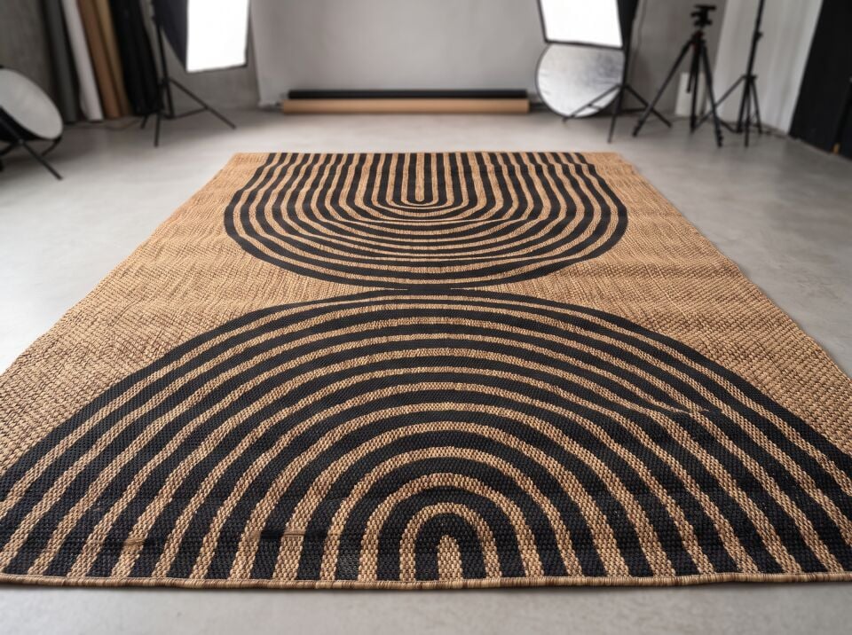 Muse Carpet Modern Kemer Desenli Düz Dokuma Halı